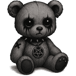 gothic-teddybear