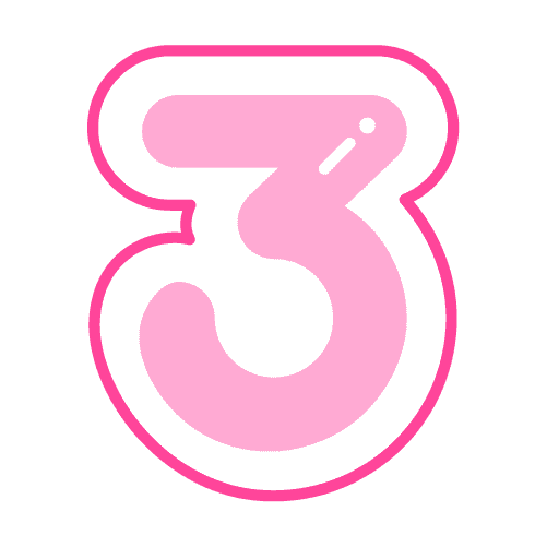 pink-number-3
